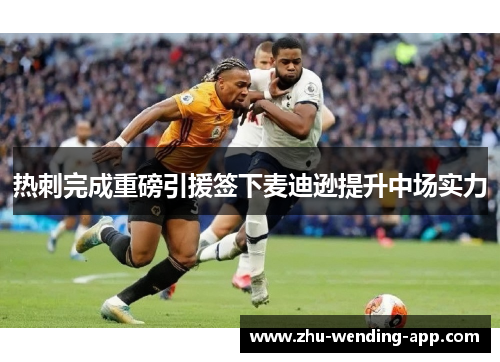 热刺完成重磅引援签下麦迪逊提升中场实力